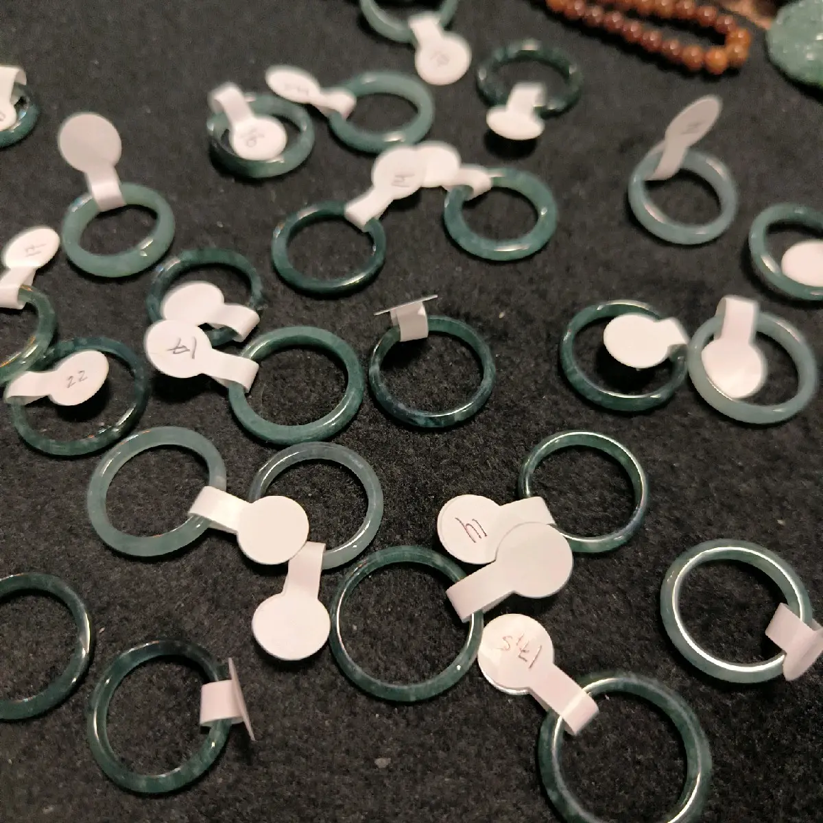 Perhiasan Kristal Alam Cincin Jade