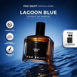Fox Sniff – Lagoon Blue Parfum Pria Aroma Fresh Woody Extrait De Perfume Aroma Wangi Tahan Lama Hingga 12 Jam Tidak Bekas Di Pakaian Dan Wangi Meninggalkan Jejak