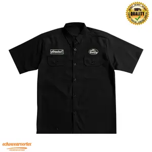 Kemeja Workshirt well know short sleevet - Workshirt Unisex | EWV trucker jacket