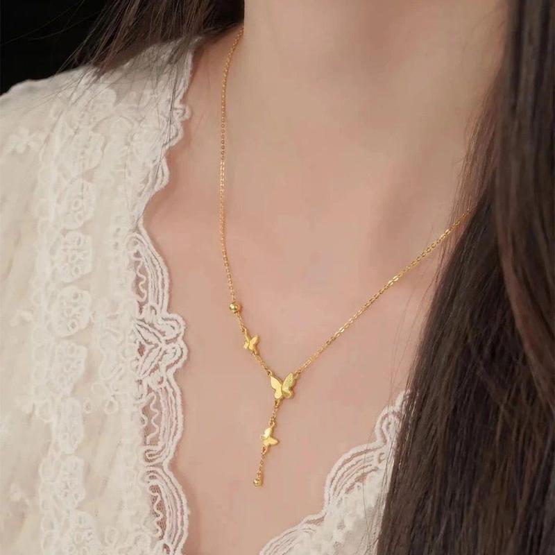 G-32 COD  Tren Fashion-Kalung Wanita Kupu-kupu 5