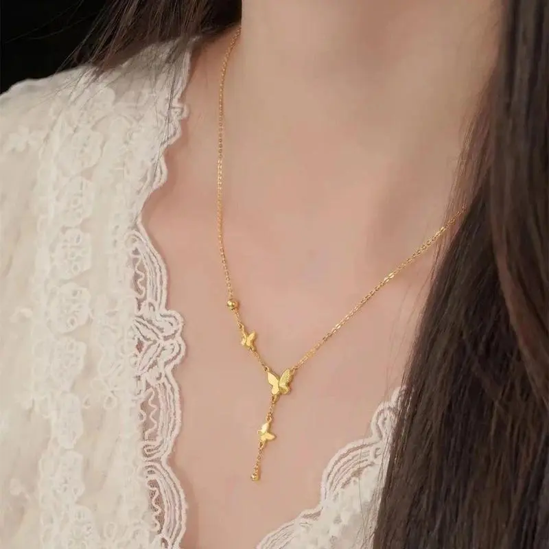 G-32 COD  Tren Fashion-Kalung Wanita Kupu-kupu 5