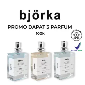 Bjorka Parfum Pria Wanita Unisex Original Tahan Lama Murah Inspired Perfume Lokal Terlaris Official Cewek Cowok