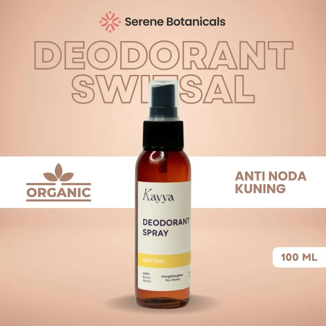 Deodorant Spray Tawas Switsal Anti Bau Ketiak Wangi dan Tubuh Tetap Kering 100 ML