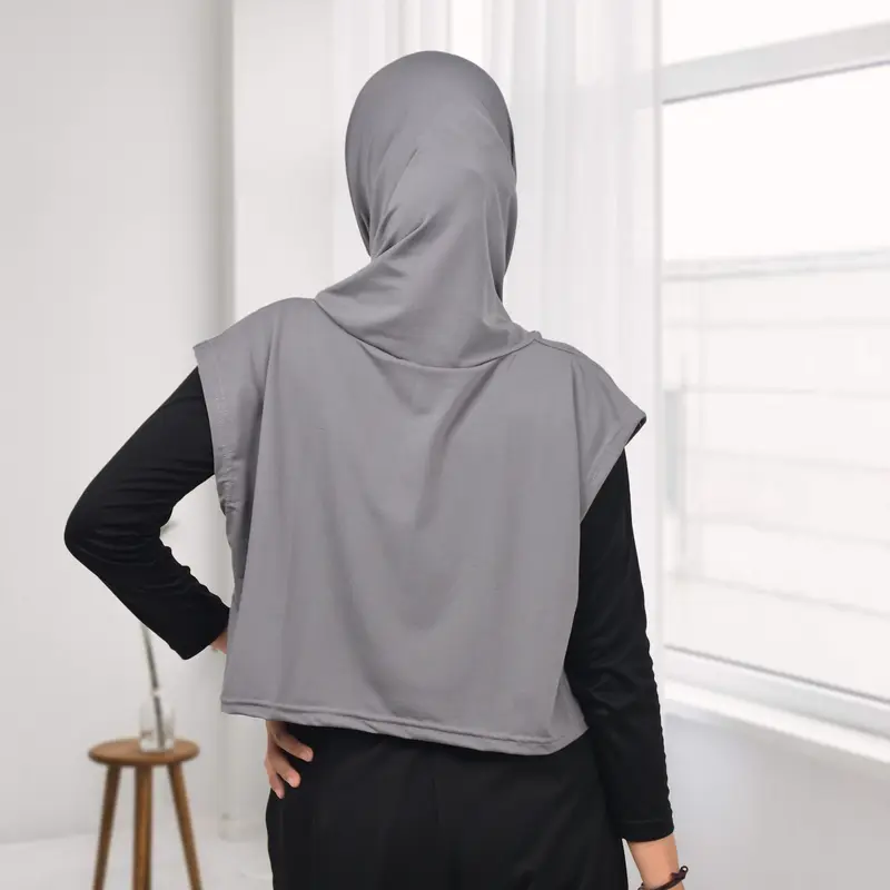 Yrich - Hijab Rompi Sporty Instan Crop Jersey Premium | kerudung Olahraga Wanita | Vest Rompi Sport Muslim 1