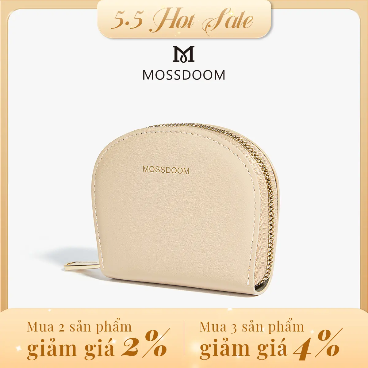 MOSSDOOM Elfrea Card Holder Nữ Dễ Thương Nhỏ Tươi Di Động Đồng Xu Nhiều Lớp Đựng Thẻ Túi Ly Hợp