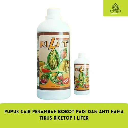 Pupuk Pelebat Buah Organik Cair KILAT mengandung hormon . isi 1 liter 0