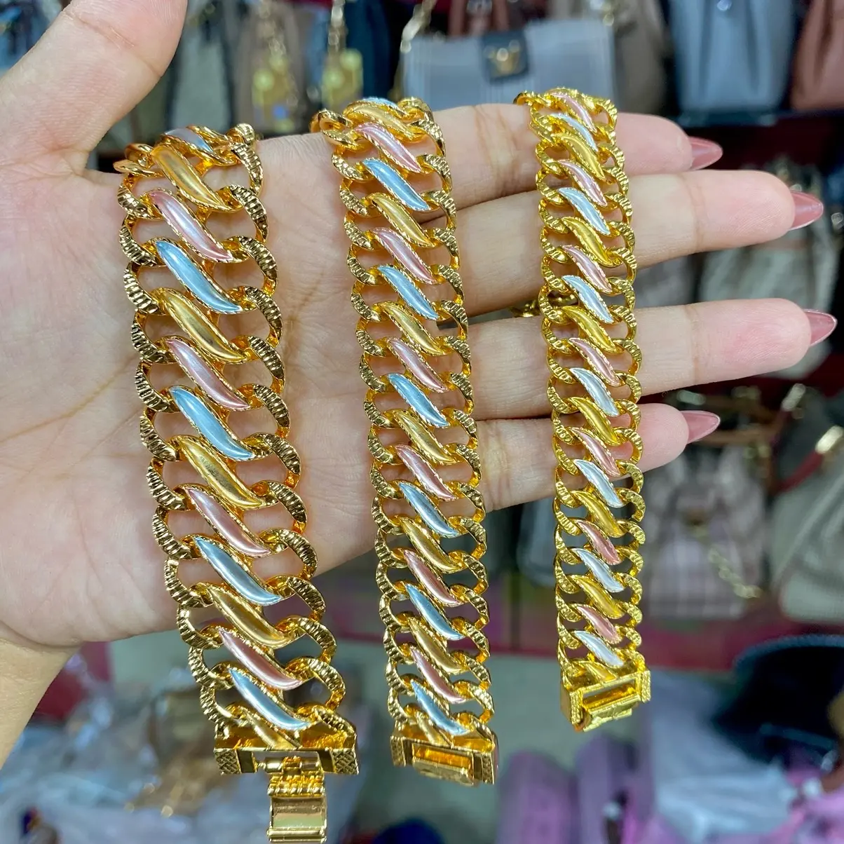 Benika Accesories - Gelang Tangan Rantai Wanita Xuping Jewellry Lipan Dove Pelangi  - Korean Style Anti Karat Aesthetic - Aksesories Fashion Trendi 2023 - Titanium Simple Elegand Mewah - Bracelets Kulit Perhiasan Permata