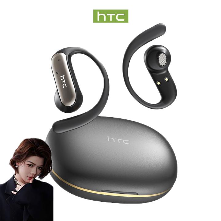 Tai nghe mở phong cách HTC NE52 Bản dịch thời gian thực 134 ngôn ngữ 40 giờ siêu bền Âm trầm HiFi Chống nước IPX5 Kết nối Lightning Bluetooth 6.0