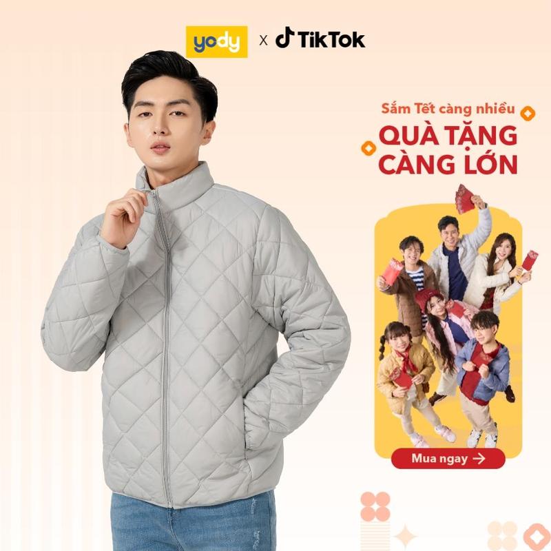 YODY Áo Phao Nam Trần Trám 3 Lớp Dày Dặn Siêu Ấm PHM6029