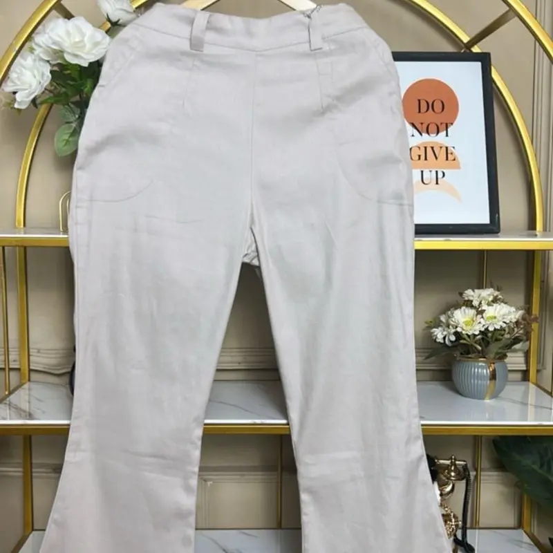 Celana Cutbray Soft Jeans Panjang untuk Wanita 2