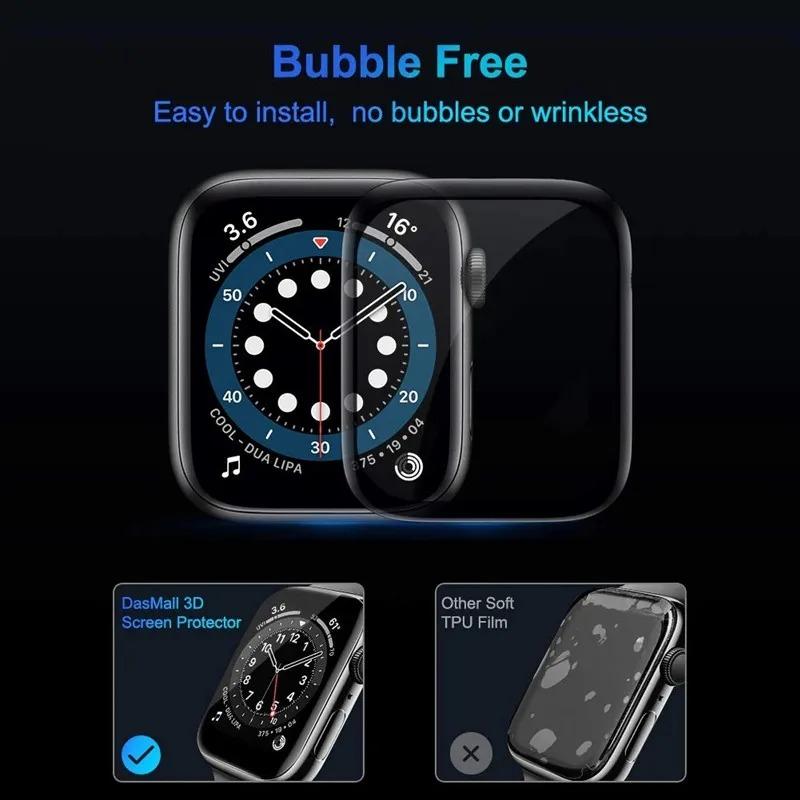 Miếng Bảo Vệ Màn Hình Cho Apple Watch Ultra 2 49Mm Dòng 9 41Mm 45Mm 7 6 SE 5 9 8 40MM 41MM 42MM 44MM 45MM 38MM Màng Gốm Cho iwatch Không Phải Kính 6