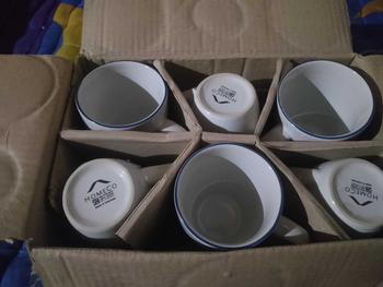 Product Review of HOMECO 1pcs Mug Dinner Kukuruyuk Blue | Mug Gagang | Gelas Minum Keren from A**7 2