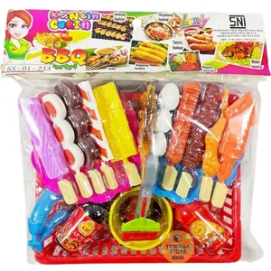 Mainan Anak Panggang SATE BBQ Kantin Ceria Masak Masakan KS01-233
