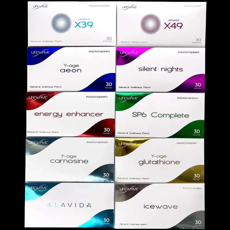 Combo trial set) Lifewave X39 + Y-age Aeon Phototherapy Patch 1
