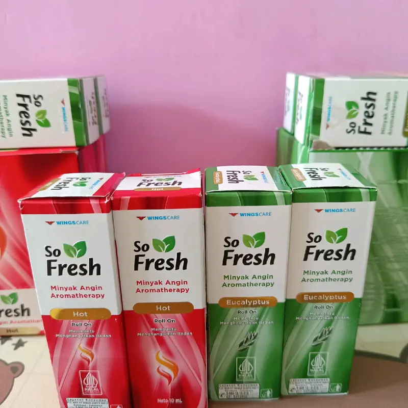 paket hemat 4 pcs So Fresh care minyak angin aromaterapi 1
