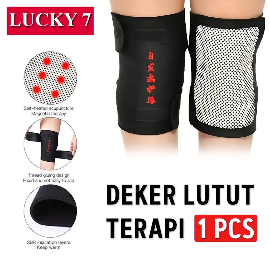 1 Pcs Deker Lutut Alat Terapi Magnetik Lutut Penghilang Nyeri Lutut dan Dengkul