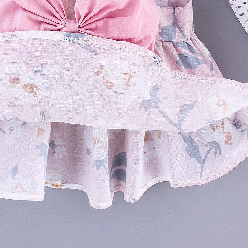 Product Introduction of Váy Mùa Hè Cho Em Bé Gái, Bộ 2 Chiếc, Thiết Kế Hoa Ngọt Ngào Có Tay Áo, Quần Áo Trẻ Em, Thắt Nơ, Thích Hợp Cho Trẻ Mới Biết Đi 0 Đến 3 Tuổi 19