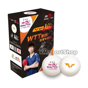 Double Fish WTT V40+ 3 Star - Bola Pingpong Bintang 3