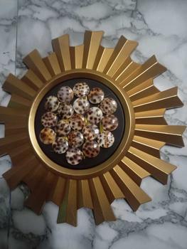 Product Review of Hiasan Kaligrafi Jam Luxury  Dinding  Lafadz Allah Gold Isi 3 Hadiah Pajangan aesthetic - MOTIF RANDOM from n**4 1