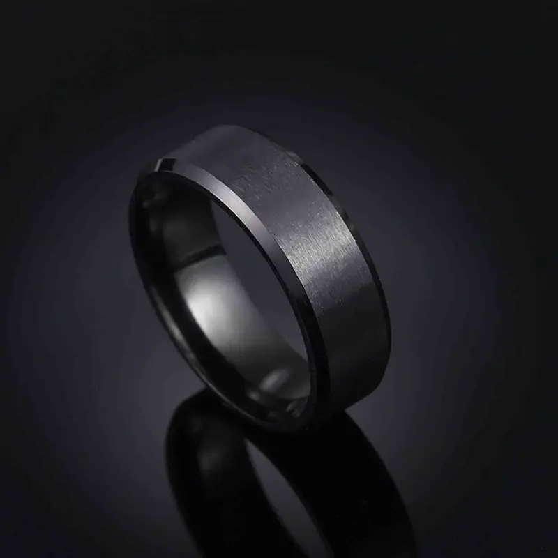 [COD] CINCIN TITANIUM HITAM POLOS KUALITAS SUPER ANTI LUNTUR ANTI KARAT / CINCIN PRIA WANITA ANAK COUPLE TUNANGAN / DUNIAGELANG.ID 6