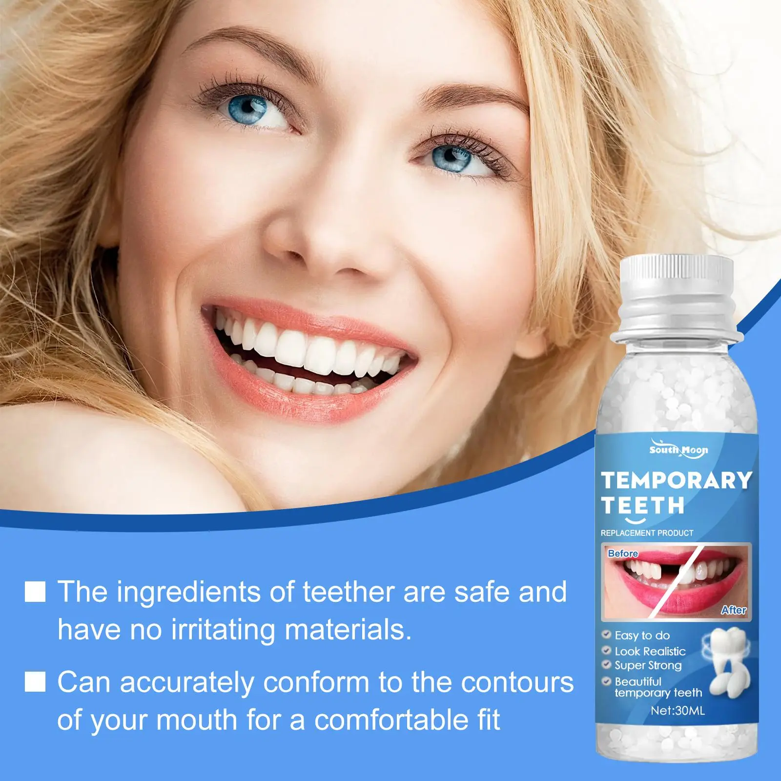 Bagong Upgrade Tooth Wax 30ml - Halal Gel for Daily & Travel Use - Non ...