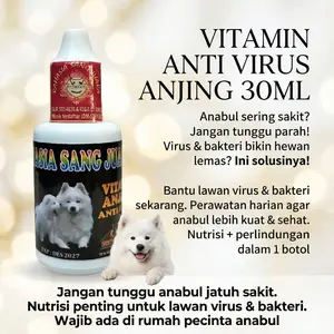 Vaksin Anti Virus Hewan Anjing Efektif Dan Ampuh 30ml