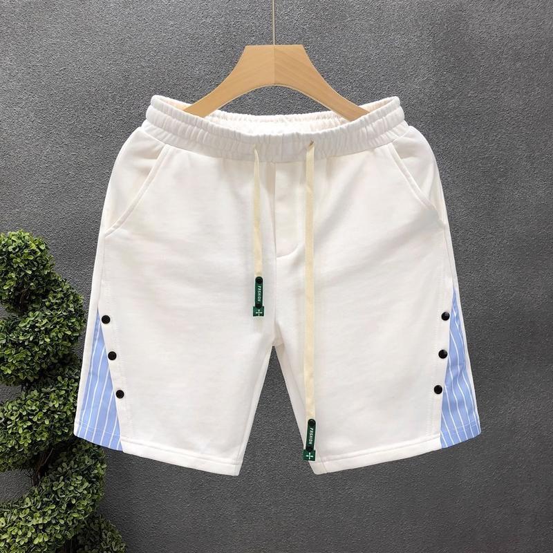 Product Introduction of Quần Soóc Trắng, Cao Cấp, Dành Cho Nam Giới, Thương Hiệu Thời Trang, Quần Thể Thao Dài Đến Đầu Gối, Có Thể Mặc Ngoài Trời Mùa Hè, Quần Nửa, Cho Nam Giới Menswear Ong 17
