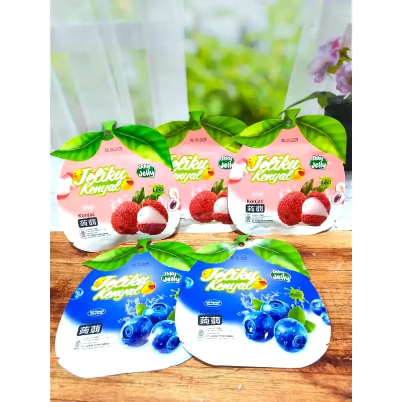 JELIKU KENYAL KONJAC RASA BUAH IKKY JELLY 0
