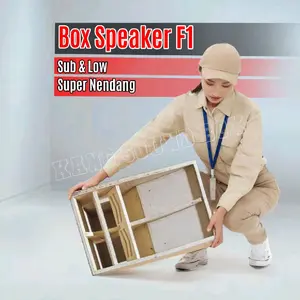 Box Speaker 8 inch  F1 bahan miniatur sound sistem Funktion one tebal 12mm Subwoofer Low Sub Triplek Birch Great A kualitas terbaik