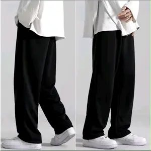 Celana Panjang Model treningCelana training pria Celana joger pria panjang panjang celana longgar olahraga celana hitam bahan pria Celana katun korea styleBahan Tebal untuk Dewasa Hitam -l, Formal  Pria, Distro Nyaman Keren Lembut Loose Straight Casual Pe
