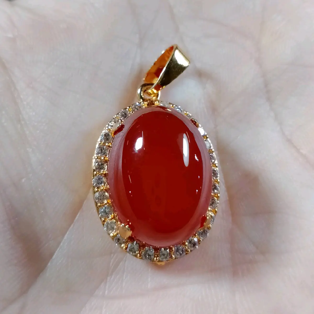 Liontin Batu Akik Raplesia(redbaron) Dm 15×20