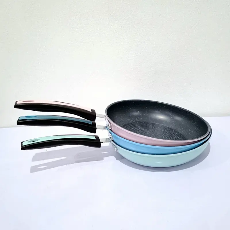 Wajan Frypan Teflon Anti Lengket Lapis Keramik 20cm 22cm 24cm/ Wajan Penggoreng Teflon Anti lengket Telur 1