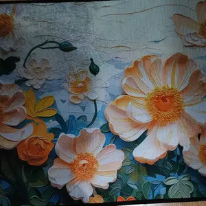 (HF) LOKAL Keset Lantai  MOTIF Modern UK 40x60cm Anti Slip Keset Kamar Mandi