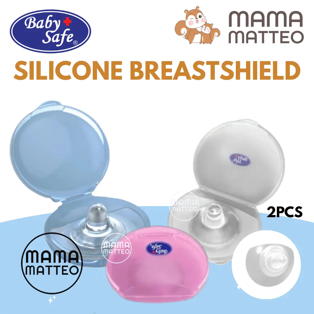 BABYSAFE BPM04 Silicone Breast Shield / Breastshield Pelindung Nipple Puting Ibu Menyusui Baby Safe