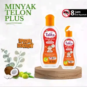 Talita Minyak Telon Talita Plus Citronella 125ml 2pcs Paket Hemat Special Discount Anti Nyamuk 8 Jam