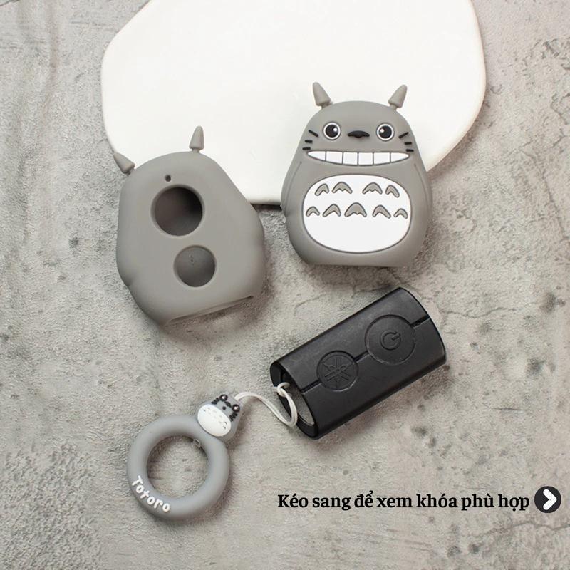 YAMAHA Bọc Bảo Vệ Chìa Khóa Smartkey Hình Totoro Cho Xe Yamaha Grande Janus NVX Freego Latte Móc Khóa Phụ Kiện Móc Khoá Nội Thất ex 150 sạc 3