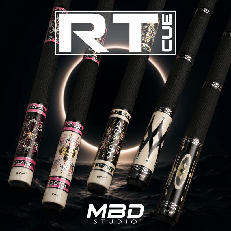 Gậy Bida RT Imperial & Elite Series – Ngọn Mộc Full Công Nghệ Carbon Xuyên Tâm | Rỗng Đầu Ngọn | MBD Studio
