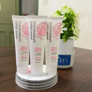 3 PCS | Shinzui Whitessentials Brightening Facial Wash 20ml - Nia C White Serum & Snow Mushroom - Mencerahkan dan Meratakan Warna Kulit Niacinamide Perawatan Wajah Membersihkan Muka
