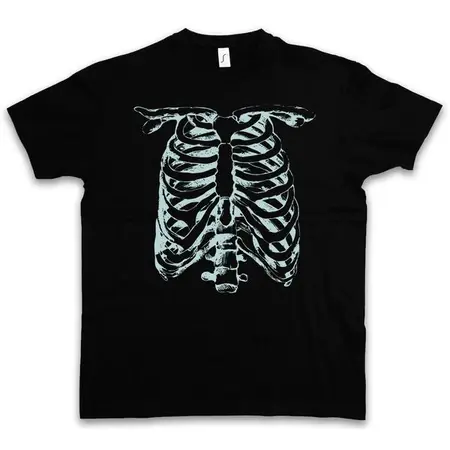 【COD】V-change  T Shirt  RUCAS FALLEN ANGEL WINGS Kaos Distro Pria Kaos Tshirt Rucas Fallen Angel Wings Skeleton Tee Combed crew neck lengan pendek Kaos motif 3D yang lembut dan menyerap keringat untuk Unisex nyaman dipakai Pria 0
