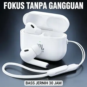 GreatWall phantom P03 Earphone Bluetooth Nirkabel Noise Cancelling, Panggilan HD, 30 Jam Daya, Tanpa Delay Gaming, Bass Padat, IPX7 Anti Air, Cocok Android & iPhone, Harga Terjangkau