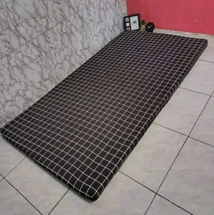 kasur busa lipat ukuran 120x180x8 cocok buat di depan tv