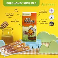 Gambar Pure Honey Stick Alamme 5 pcs Madu Randu Murni Travel Friendly dari alamme Kota Bandung 2 Tokopedia