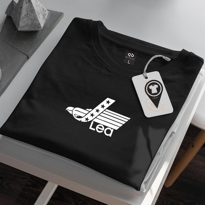 BELIK BAJU PROMO ..!!! Kaos Lengan Pendek Lea Text Putih Premium Pria Dan Wanita Quality Kaos Kekinian/ Kaos Kata-kata Sablon 2