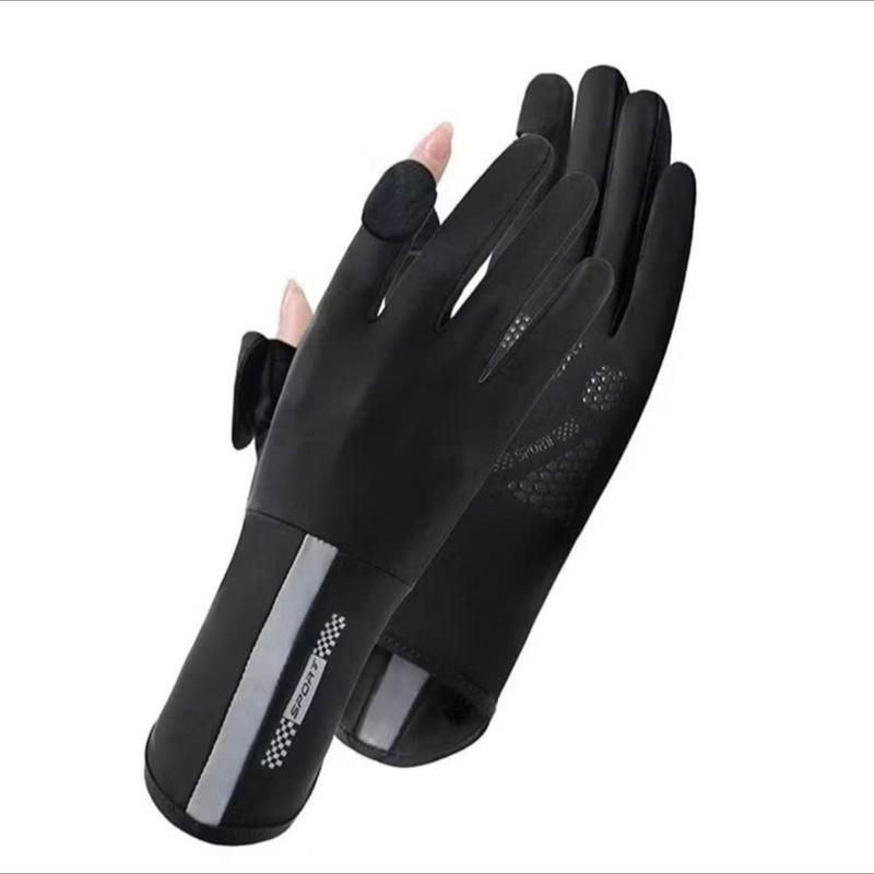 Găng Tay Chống Nắng, Phong Cách Mùa Hè, Dành Cho Nữ, Lụa Lạnh Mỏng, Thícha Hợp Để Lái Xe Và Đi Xe Đạp 4
