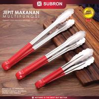Gambar SUBRON Jepitan Kue Bolu Donat Capit Handle Lapis Karet 9inch 12inch 14inch Capitan Anti Panas Licin Bulat Gambar Stainless - 9 inch	 dari SUBRON KITCHENWARE Kab. Bandung 1 Tokopedia