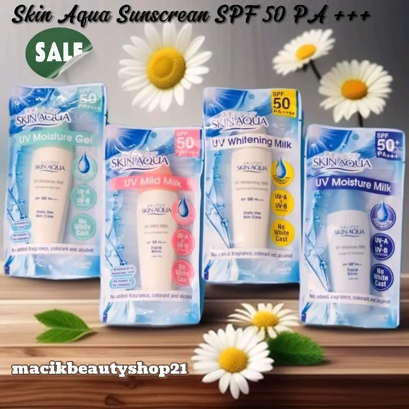 Skinaqua SUNSCREEN UV  Whitening milk SPF 50 | Uv Moisture milk
