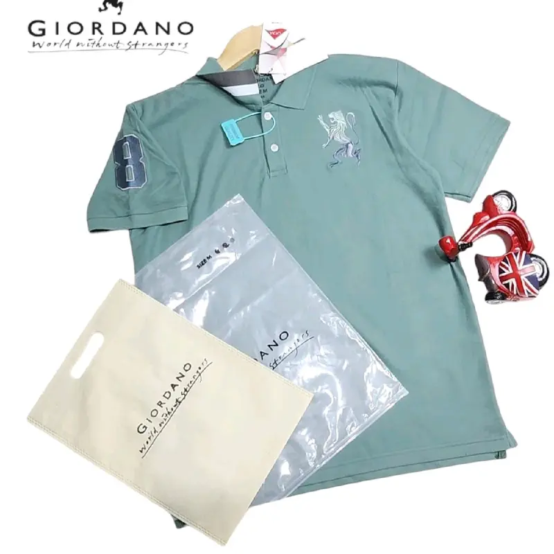 Kaos Kerah Polo Pria Kaos Kerah Giordano Pria / Kaos Kerah Pria / Pakaian Pria / Kaos Giordano 0