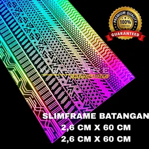 AKRILIK BATANGAN SLIMEFRAME 30CM 60CM DAN HOUSING LED / FRAME SLIME AKRILIK / SLIME FRAME ALIS RGB MODE BELANG ANTI BINTIK