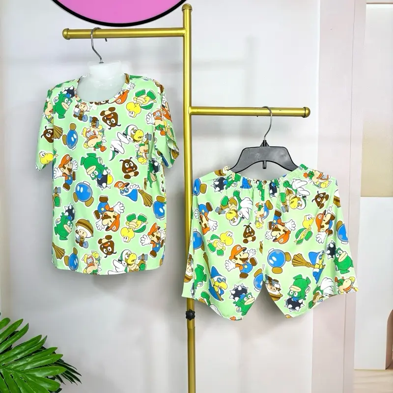 DQ10L -13. Bộ Quần Ngắn Áo Tay Ngắn Bé Trai. Chất Vải Tole Lanh Hai Da. Size 18kg đến 75kg.