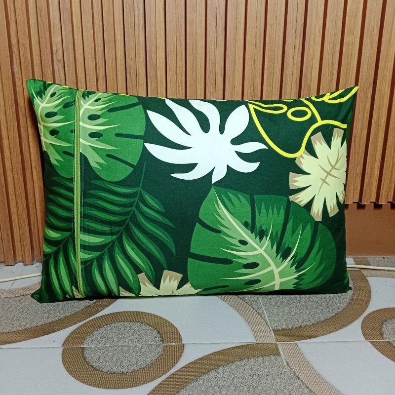 Product Introduction of sarung bantal jumbo uk 50x70 pakai resleting katun halus 12